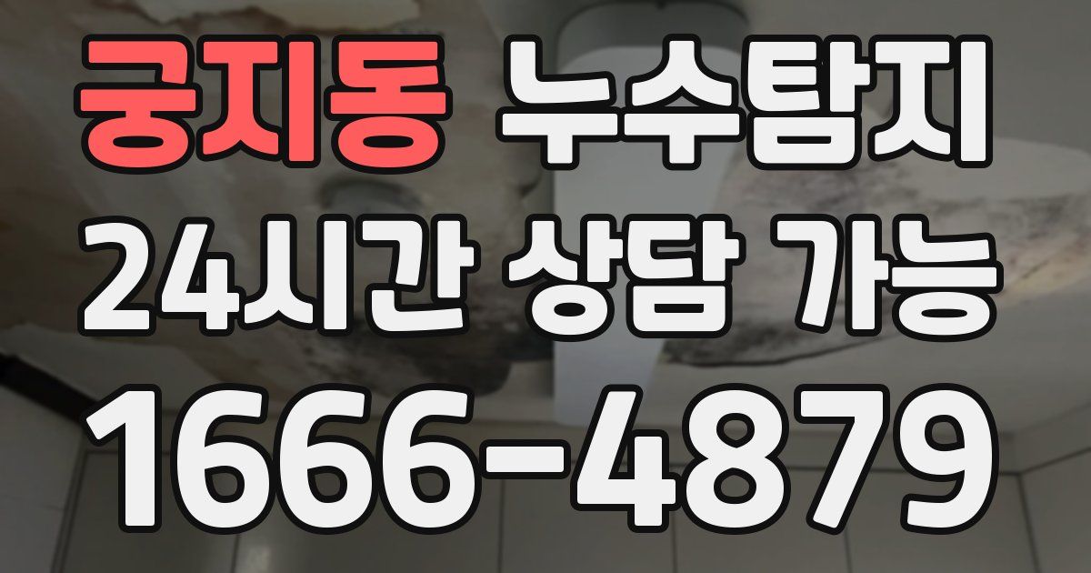 궁지동 누수