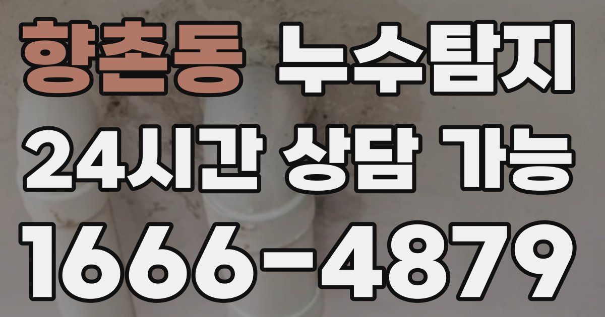 향촌동 누수