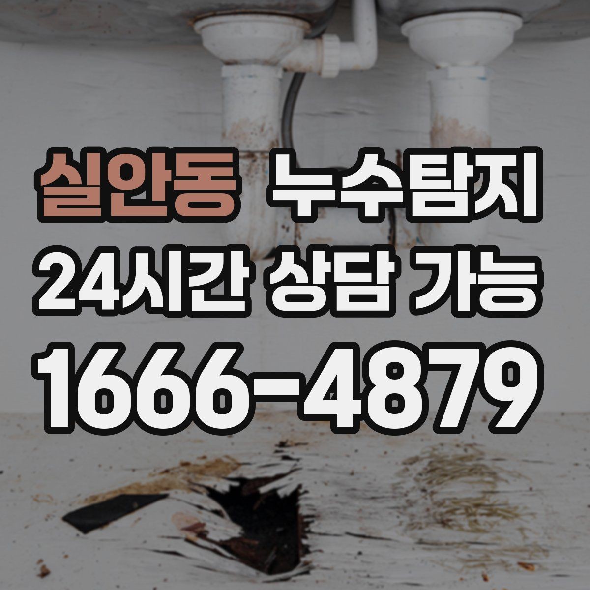 실안동 누수탐지 진단부터 해결 복구까지 한번에 확실하게