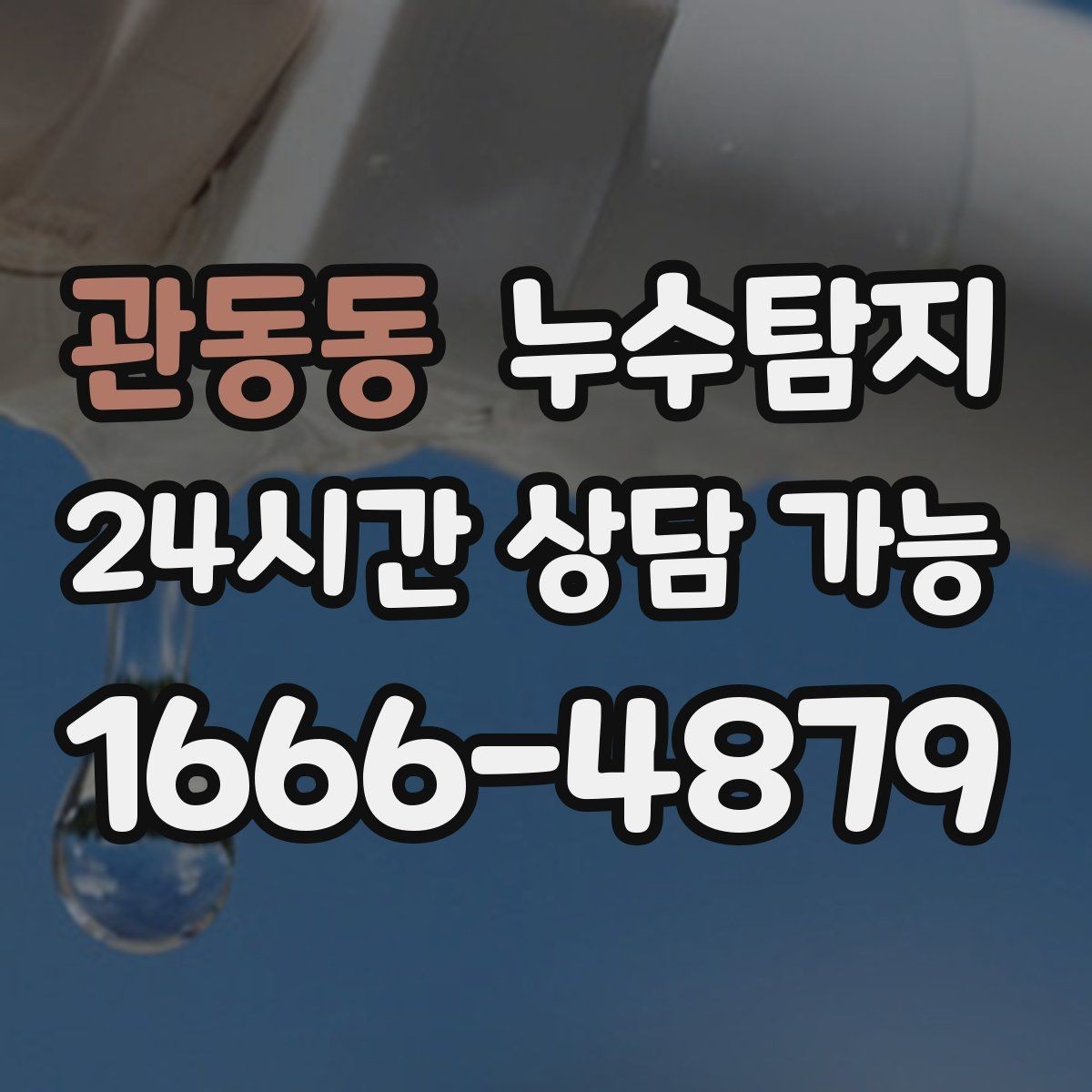 관동동 누수탐지 빠른 방문으로 막은 2차 피해