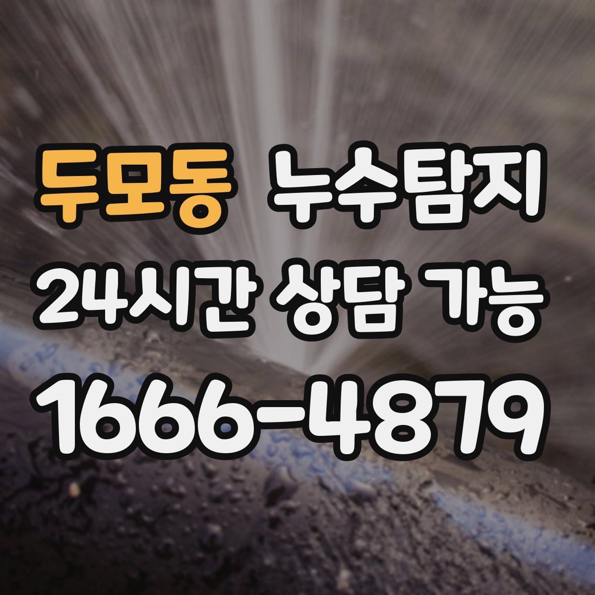 두모동 누수탐지
