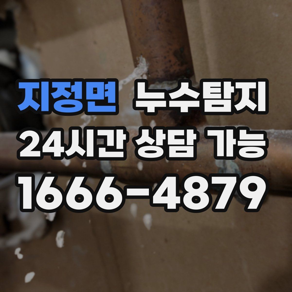 지정면 누수탐지 진단부터 해결 복구까지 한번에 확실하게