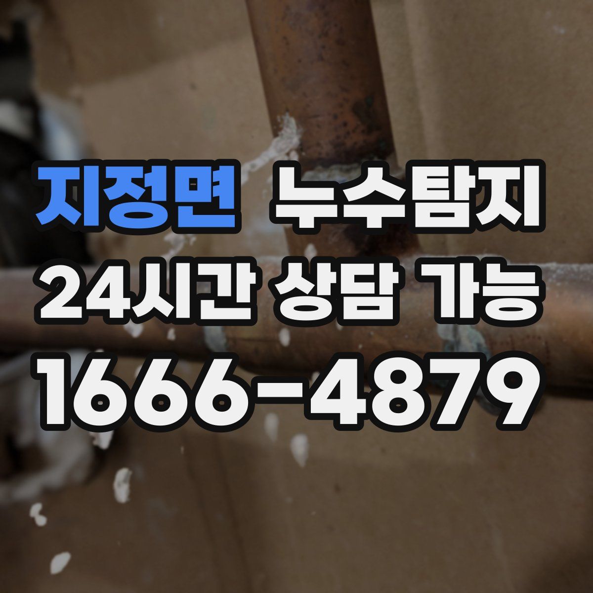 지정면 누수탐지