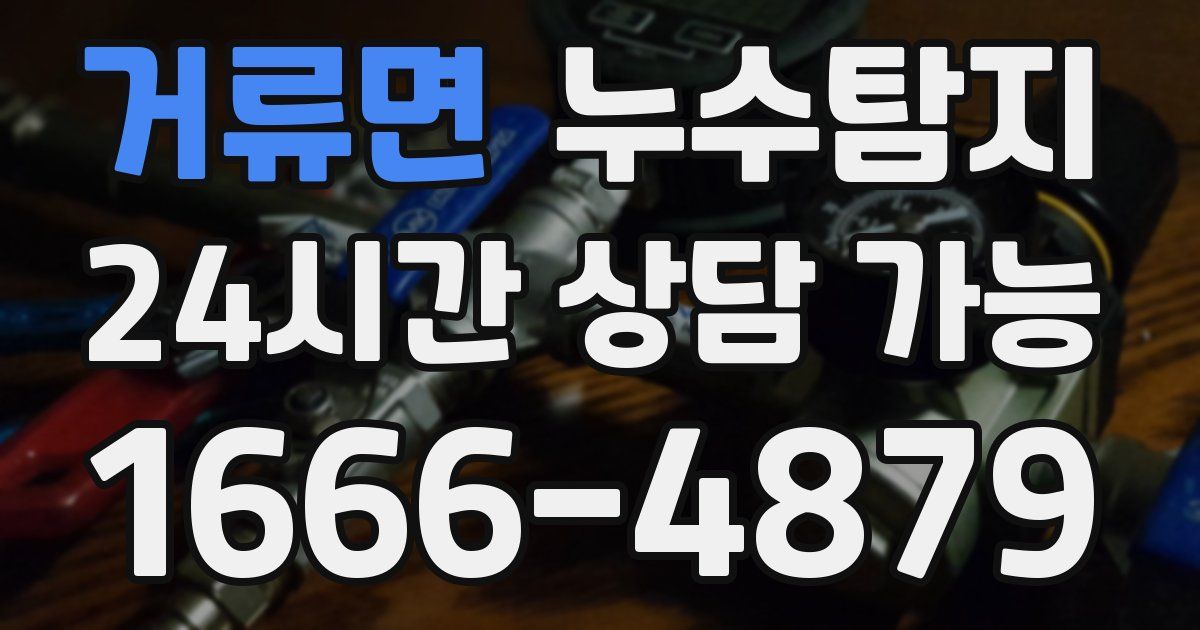 거류면 누수