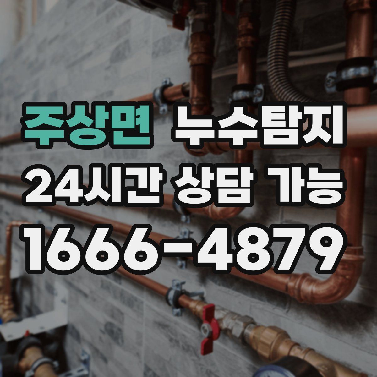 주상면 누수탐지
