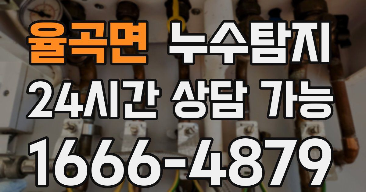 율곡면 누수