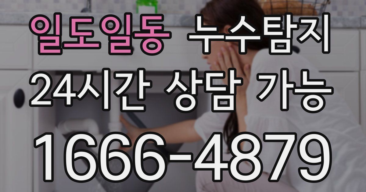 일도일동 누수