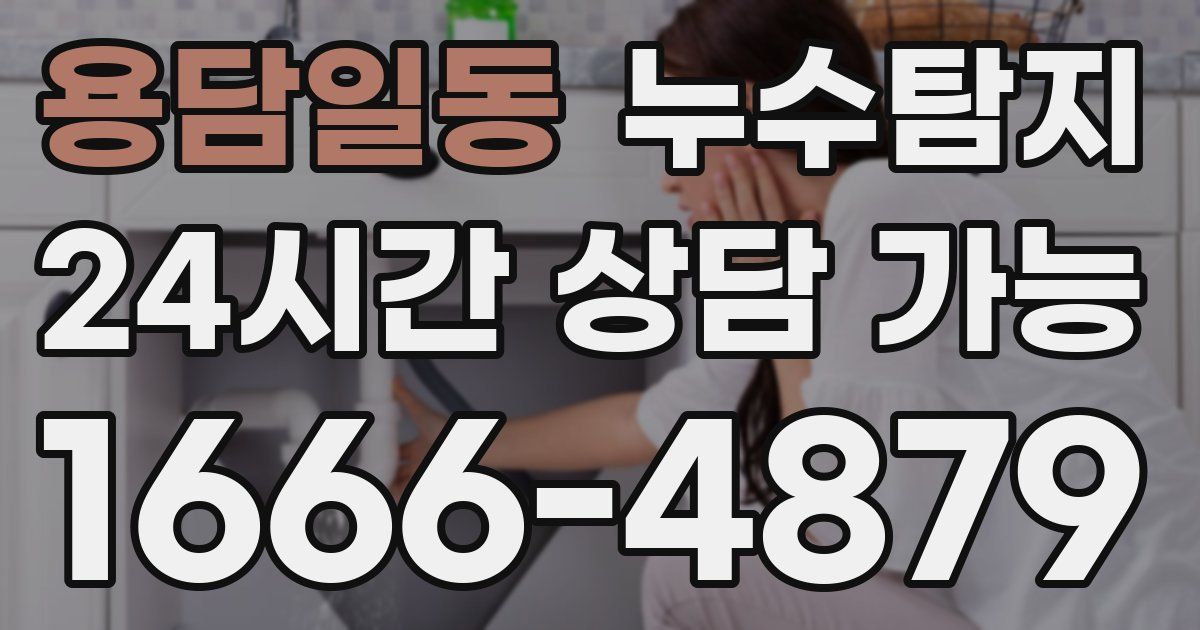 용담일동 누수