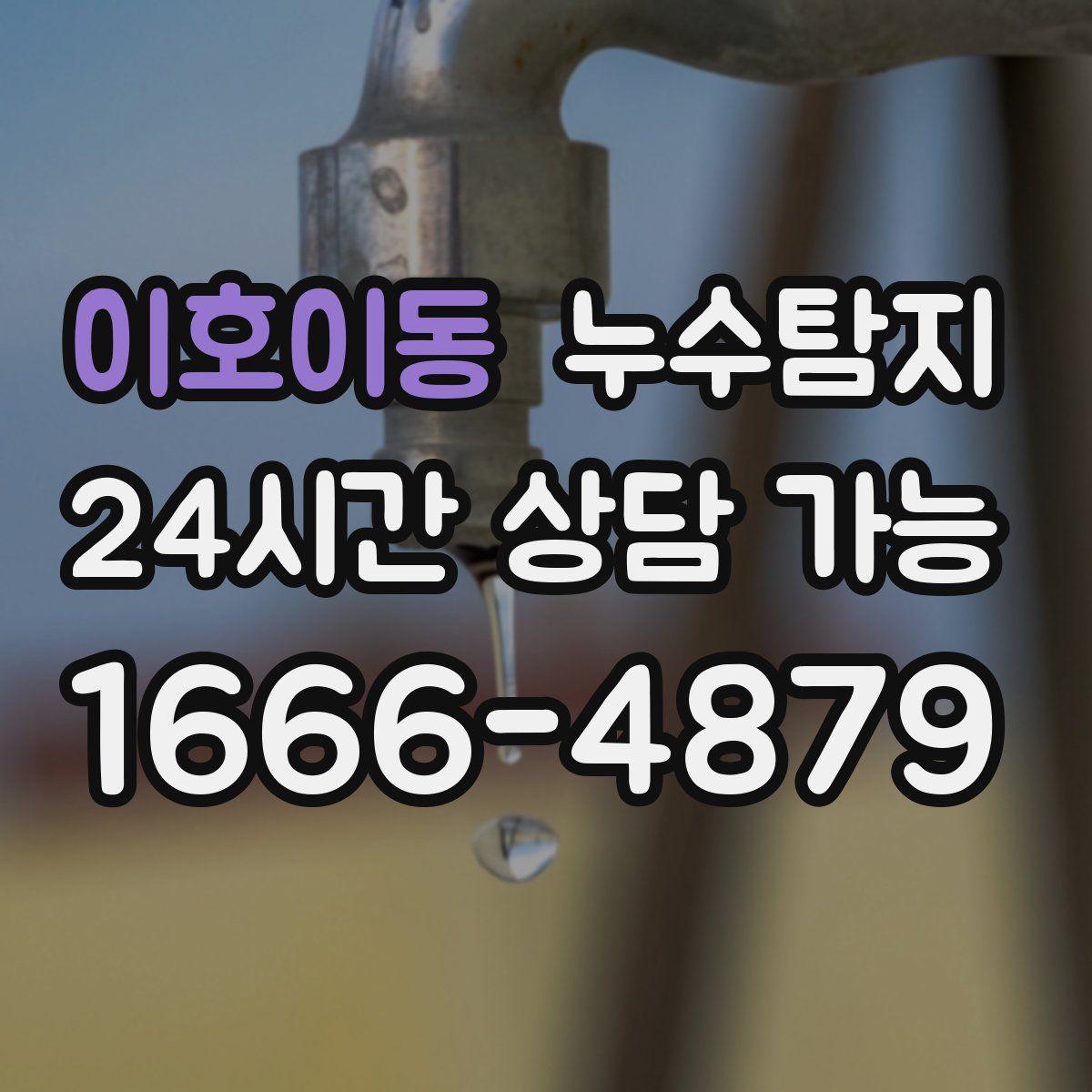 이호이동 누수탐지
