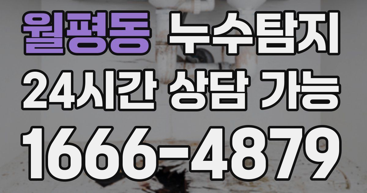 월평동 누수
