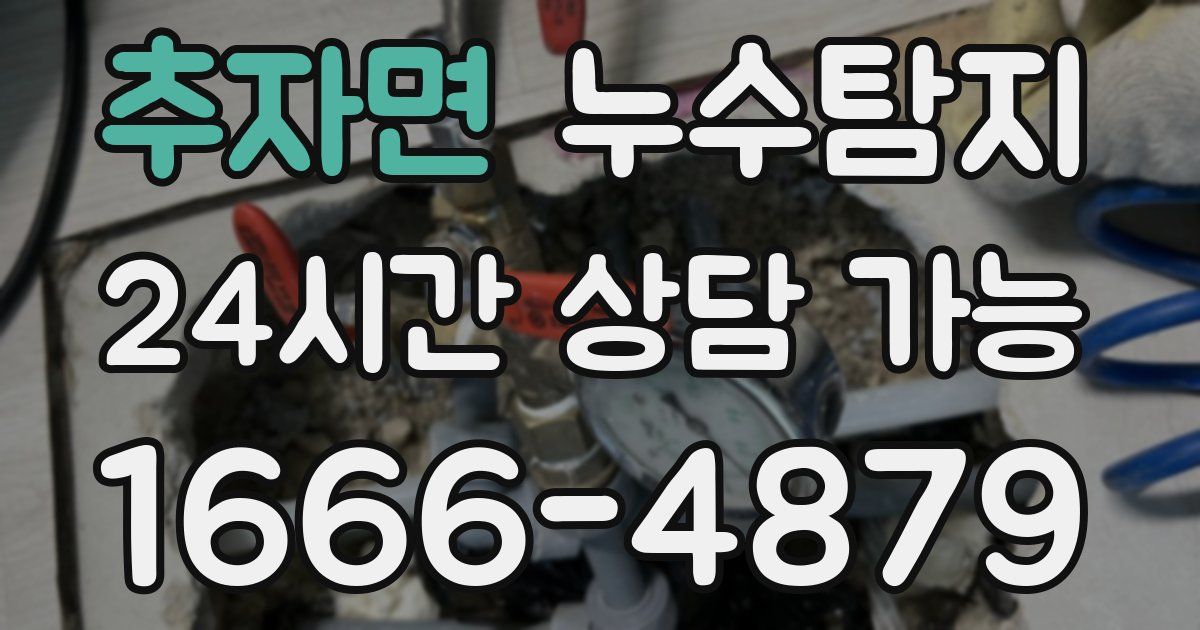 추자면 누수