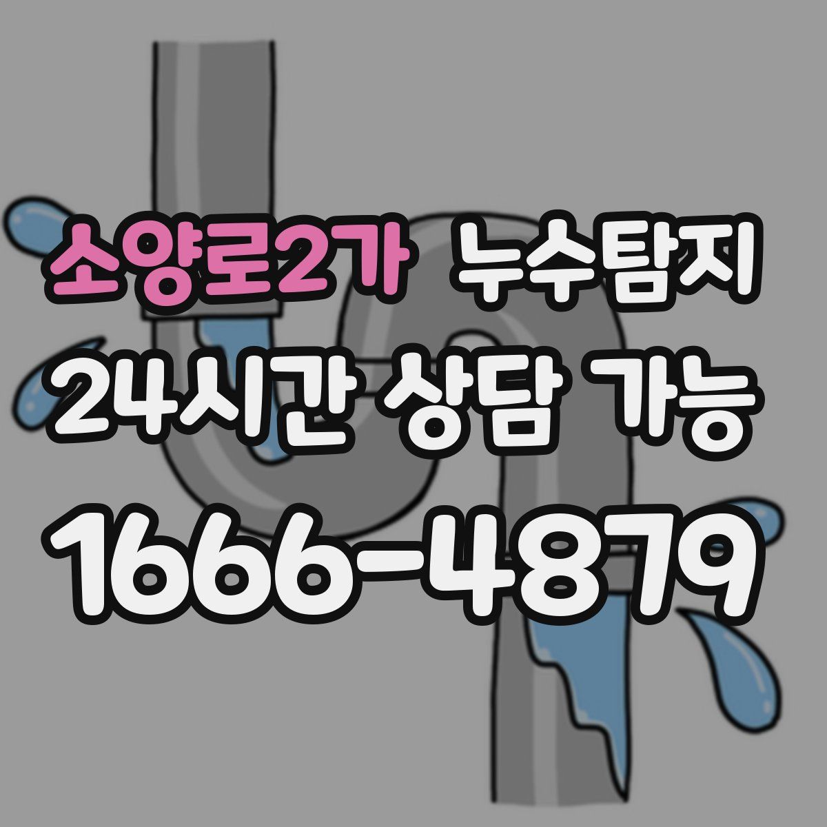 소양로2가 누수탐지