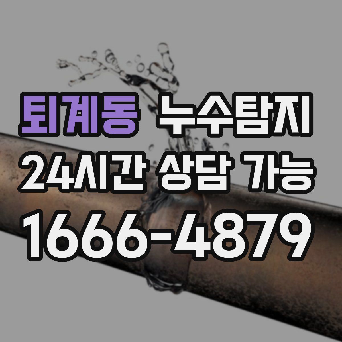 퇴계동 누수탐지