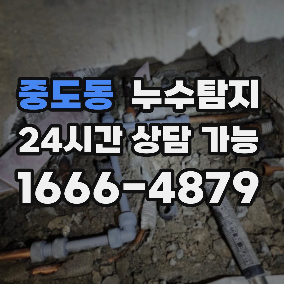 중도동 누수탐지
