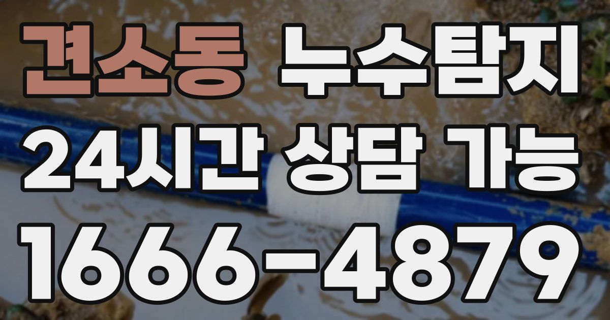 견소동 누수