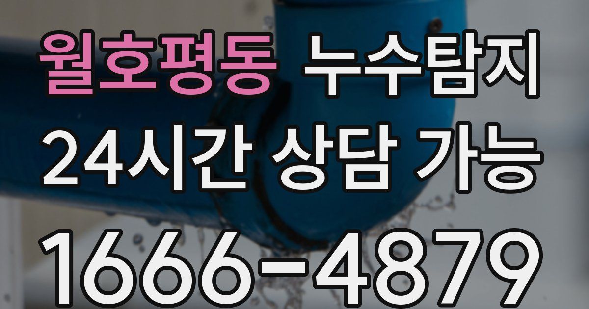 월호평동 누수
