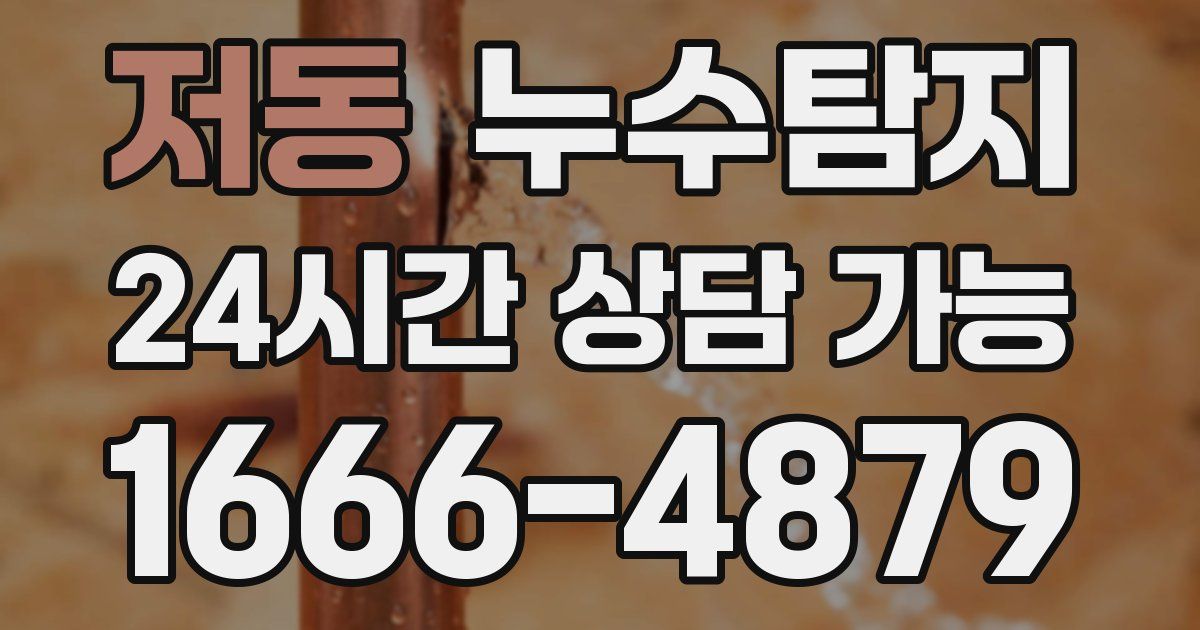 저동 누수