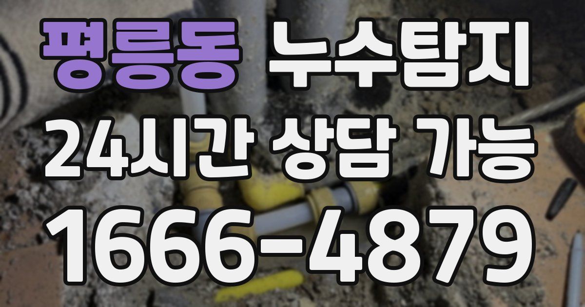 평릉동 누수