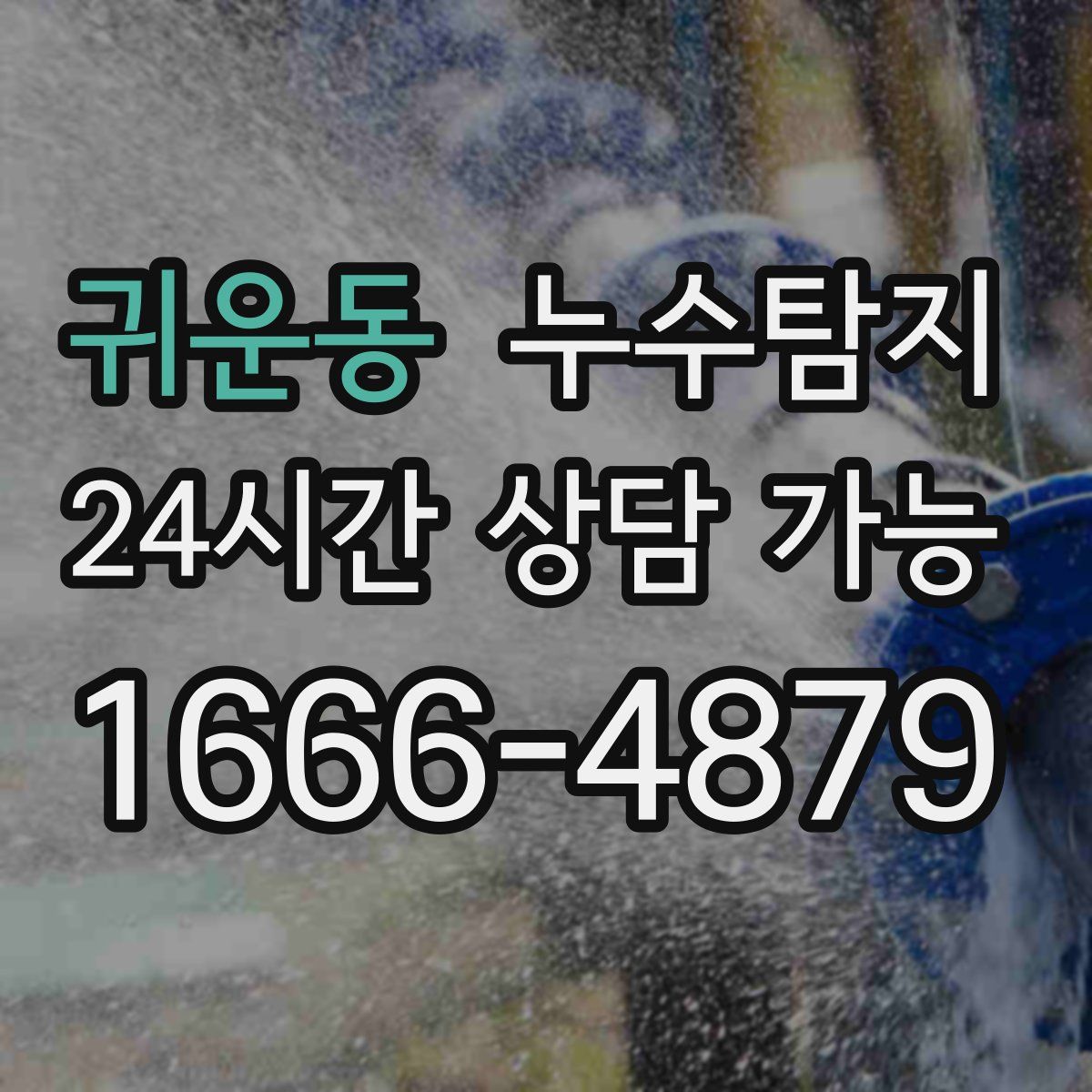 귀운동 누수탐지