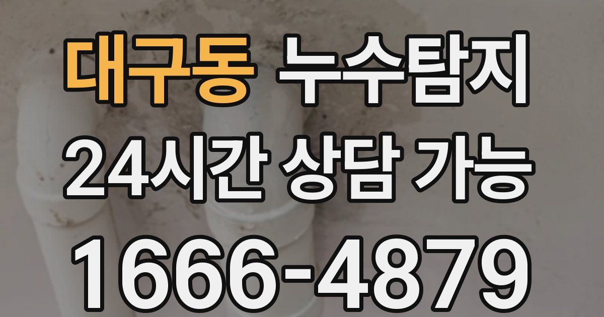 대구동 누수