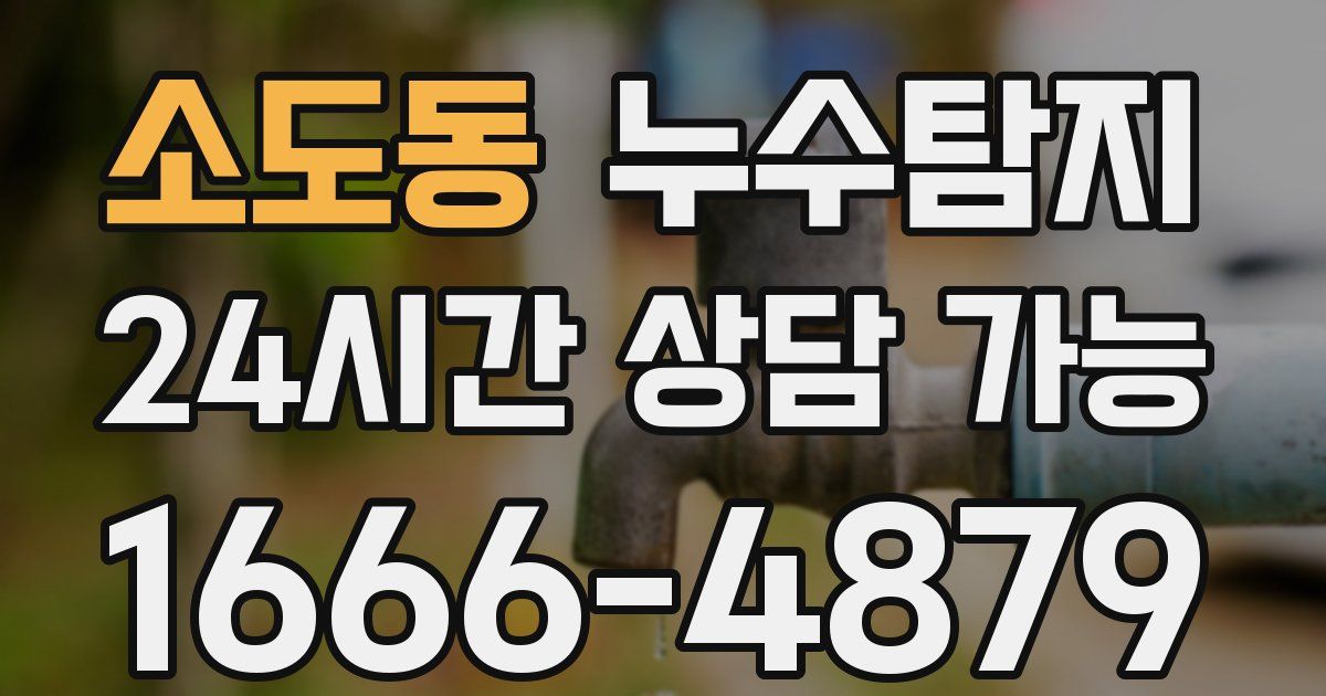 소도동 누수