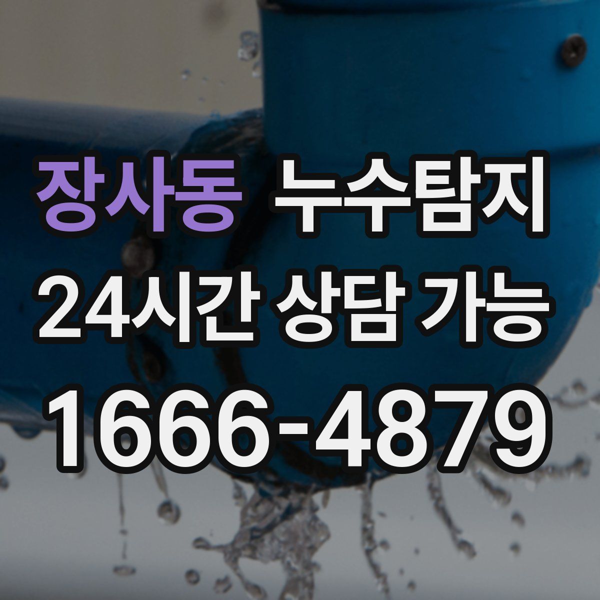 장사동 누수탐지