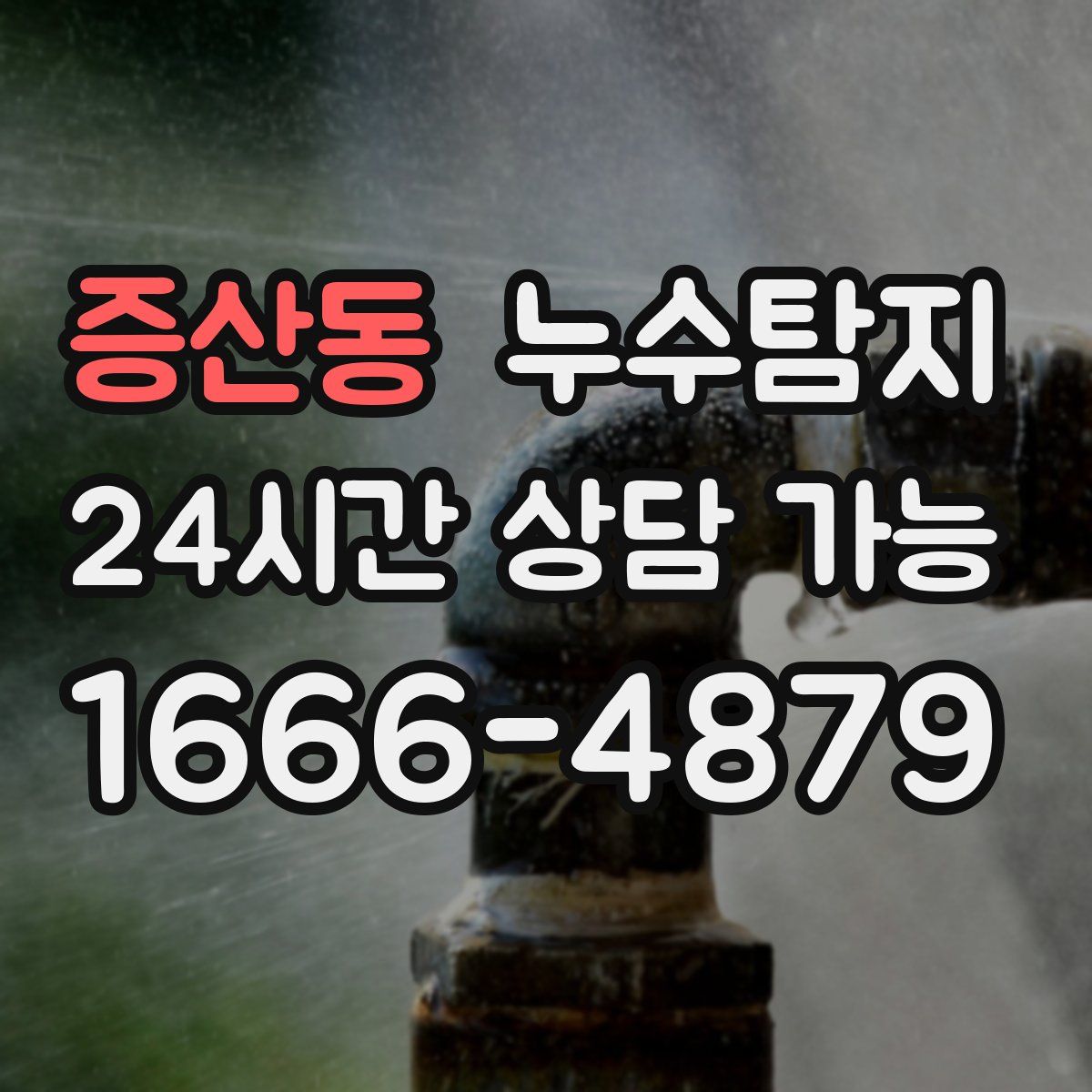 증산동 누수탐지