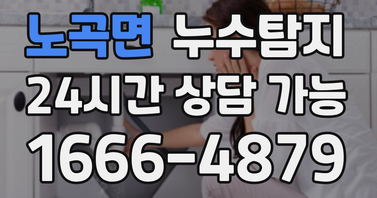 노곡면 누수