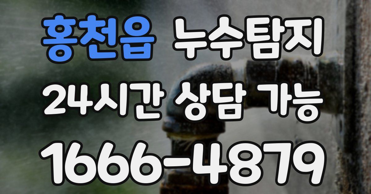 홍천읍 누수