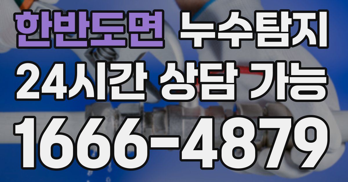 한반도면 누수