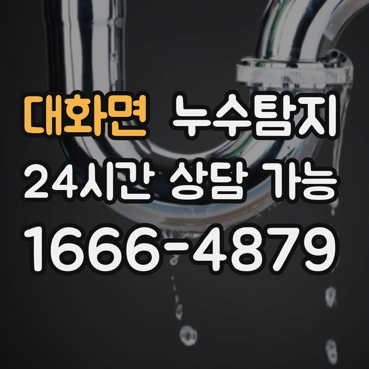 대화면 누수탐지