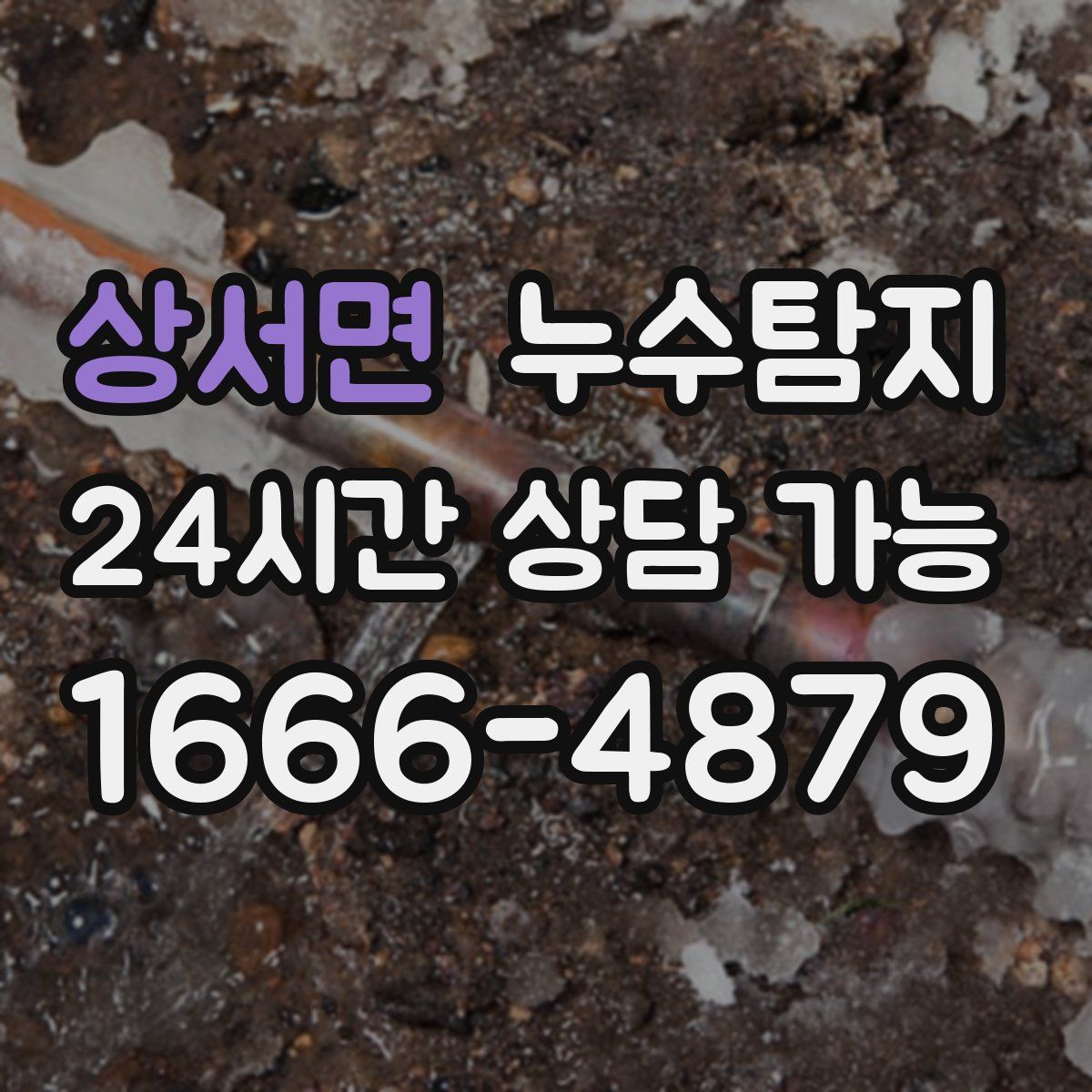상서면 누수탐지