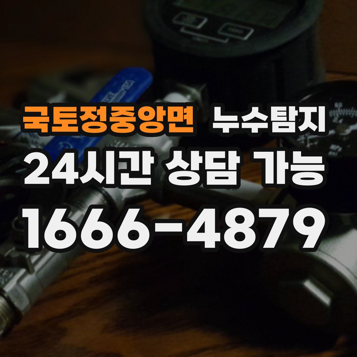 국토정중앙면 누수탐지