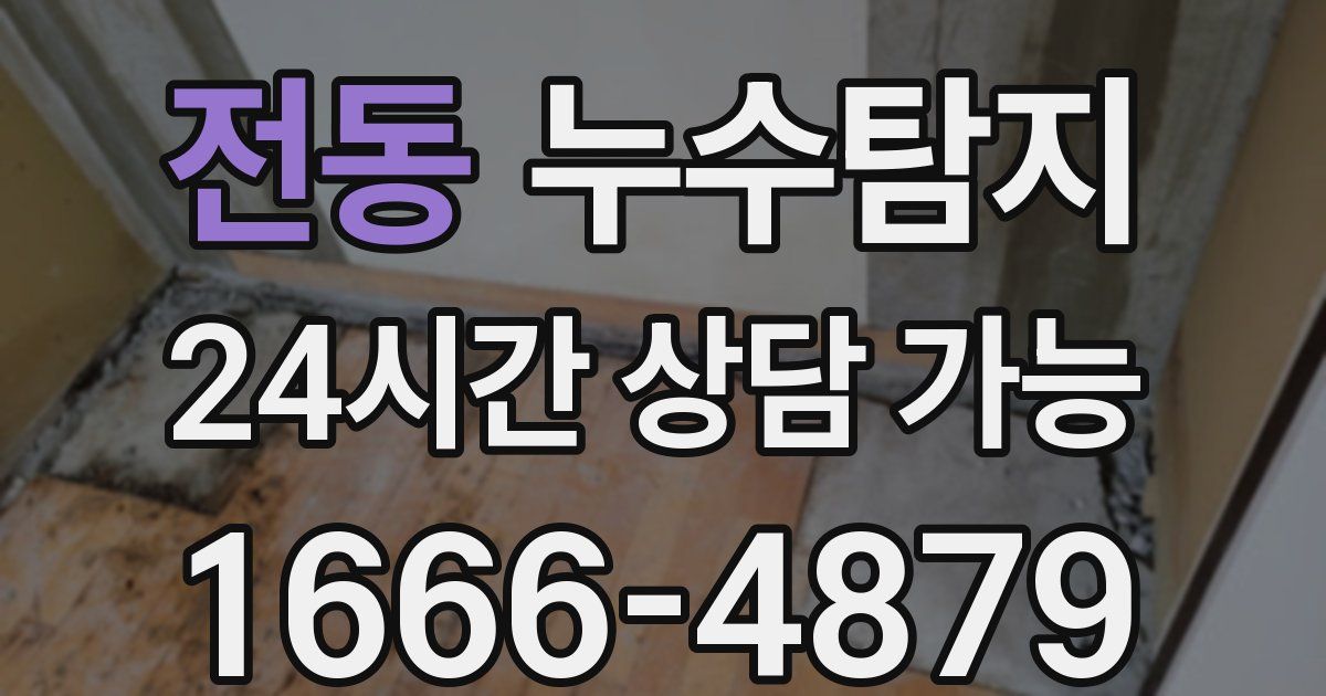 전동 누수