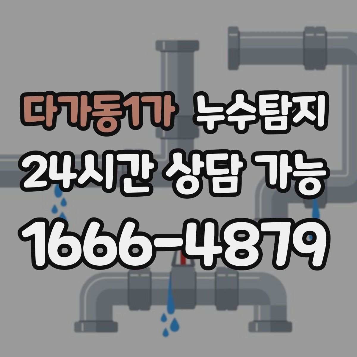 다가동1가 누수탐지