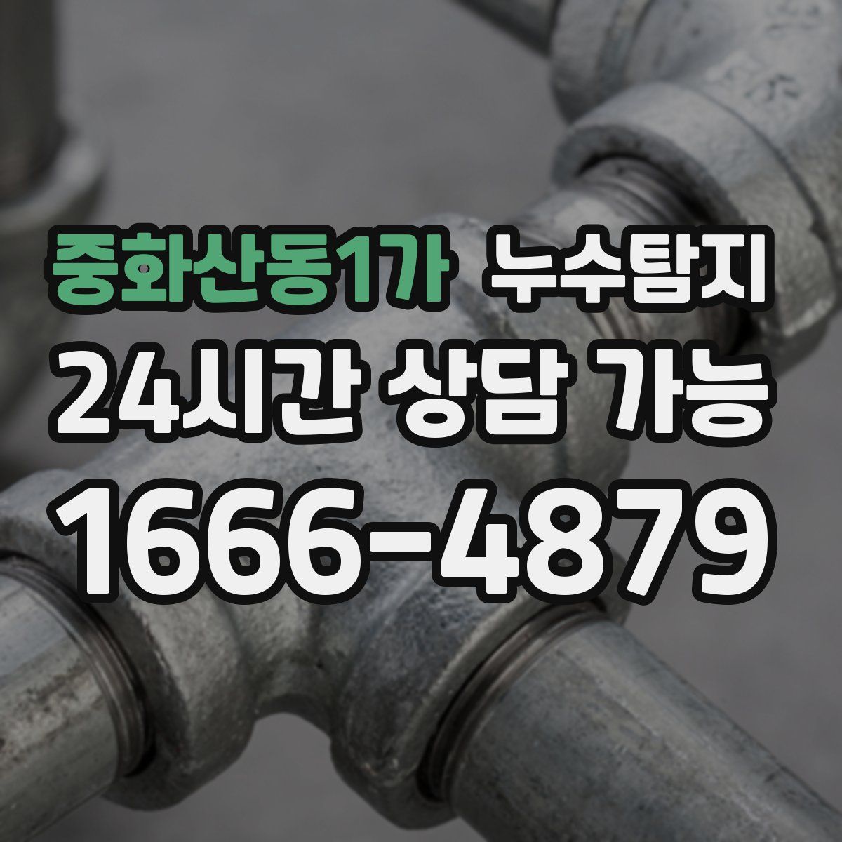 중화산동1가 누수탐지