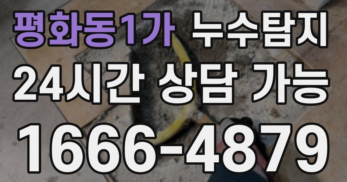 평화동1가 누수