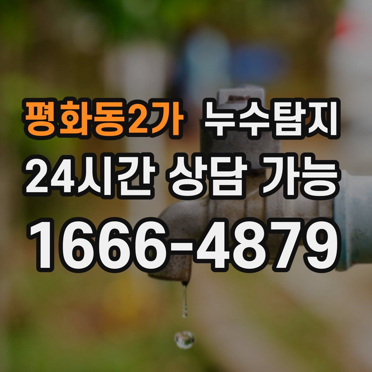 평화동2가 누수탐지