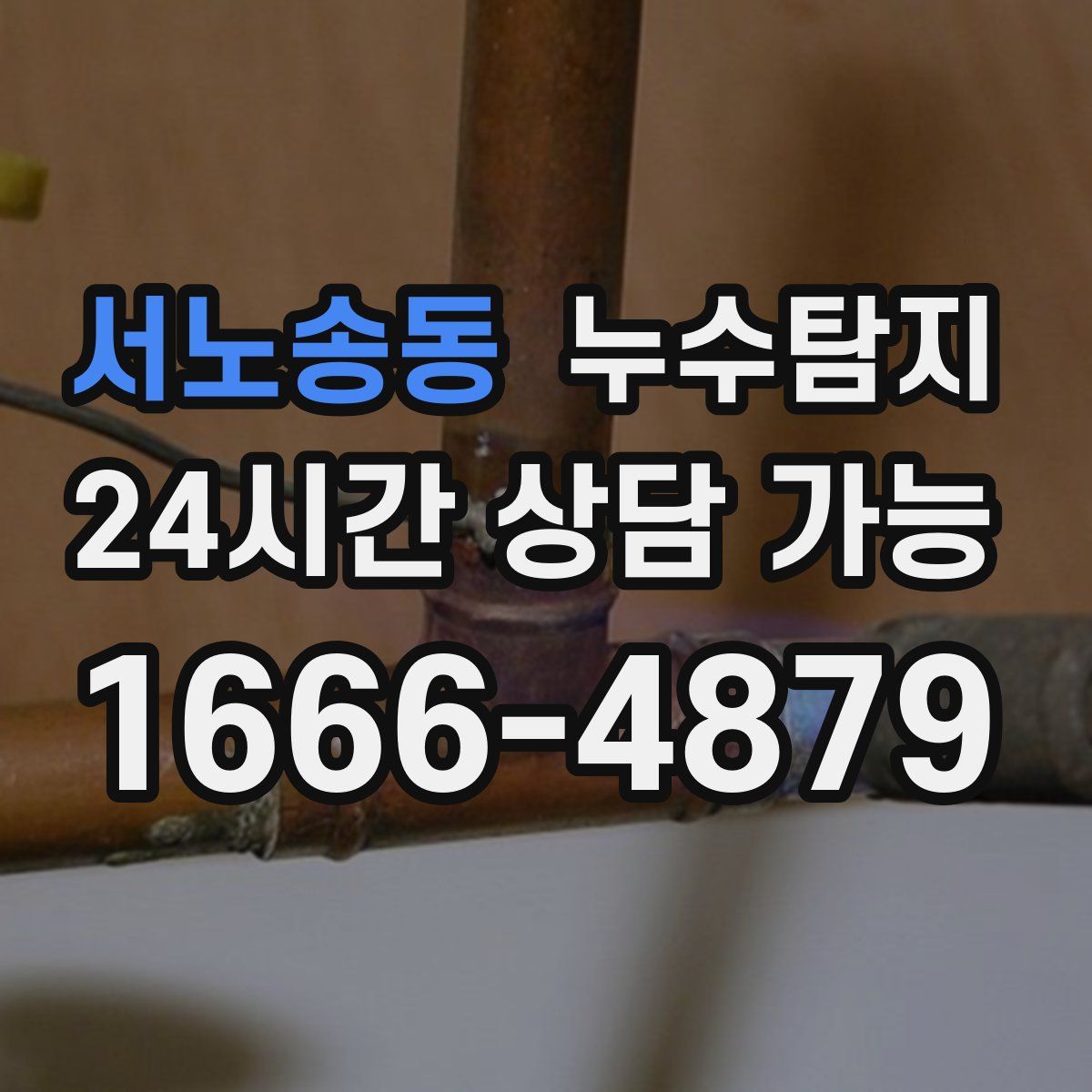 서노송동 누수탐지