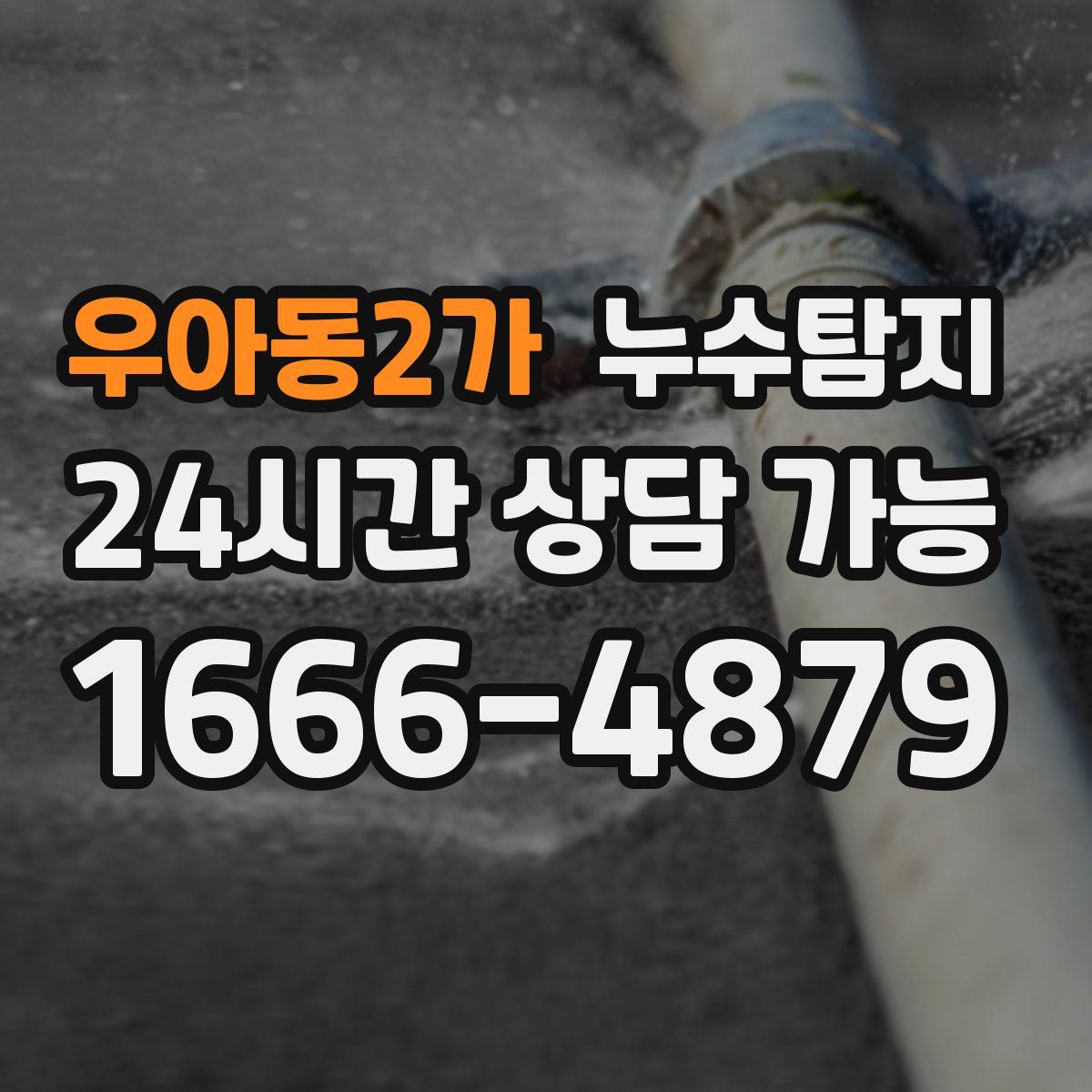우아동2가 누수탐지