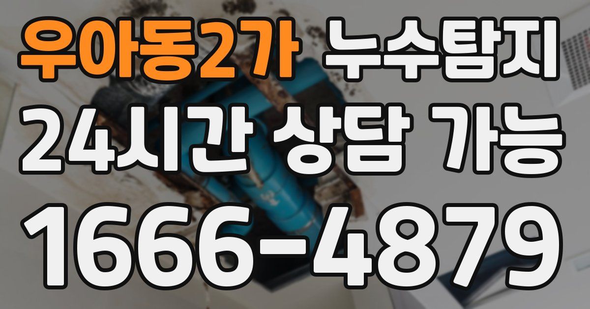 우아동2가 누수