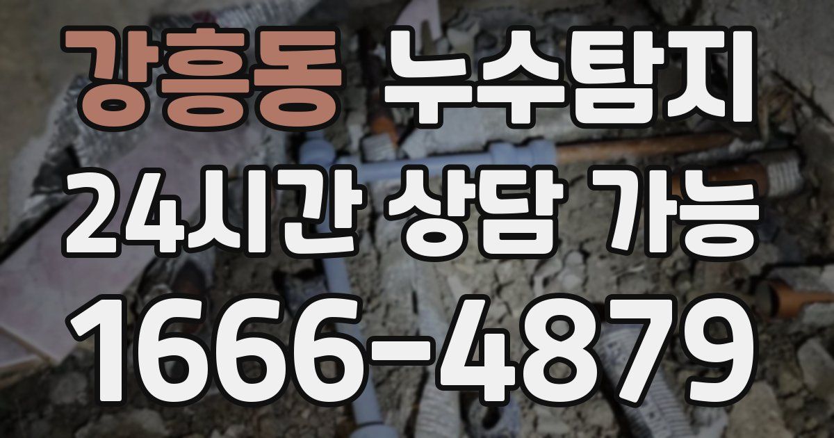 강흥동 누수