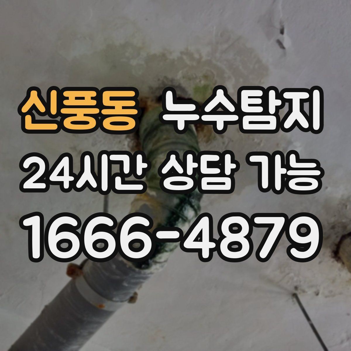 신풍동 누수탐지 수도요금 증가 원인 탐지