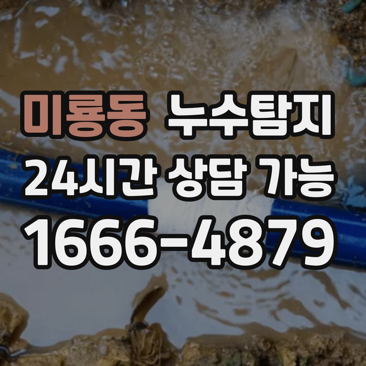 미룡동 누수탐지