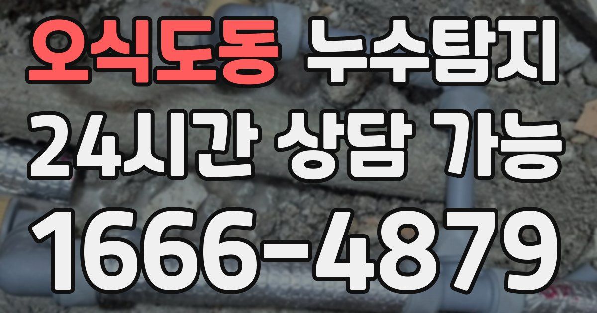 오식도동 누수