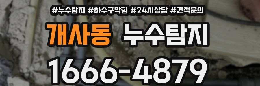 누수탐지