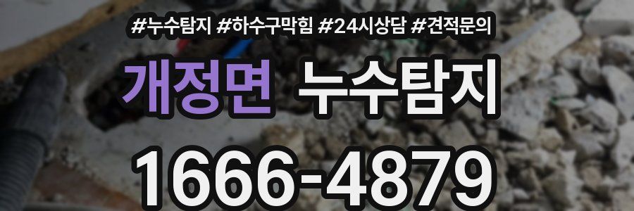누수탐지