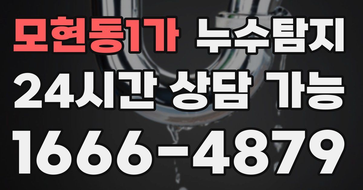 모현동1가 누수