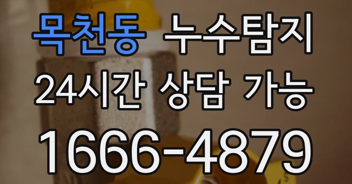 목천동 누수