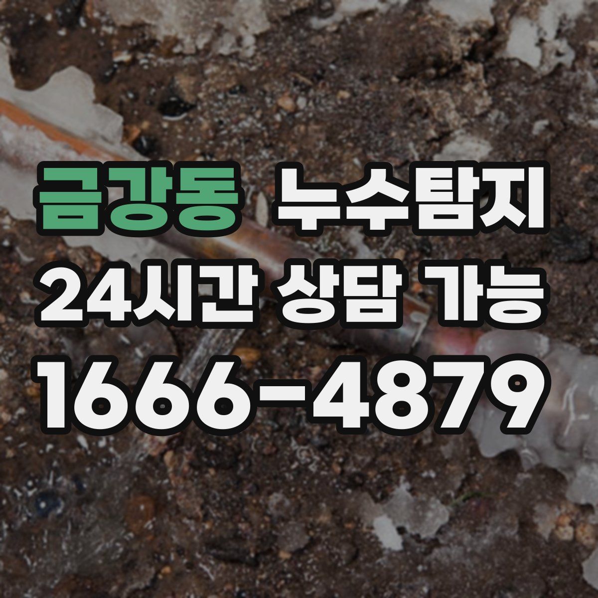 금강동 누수탐지